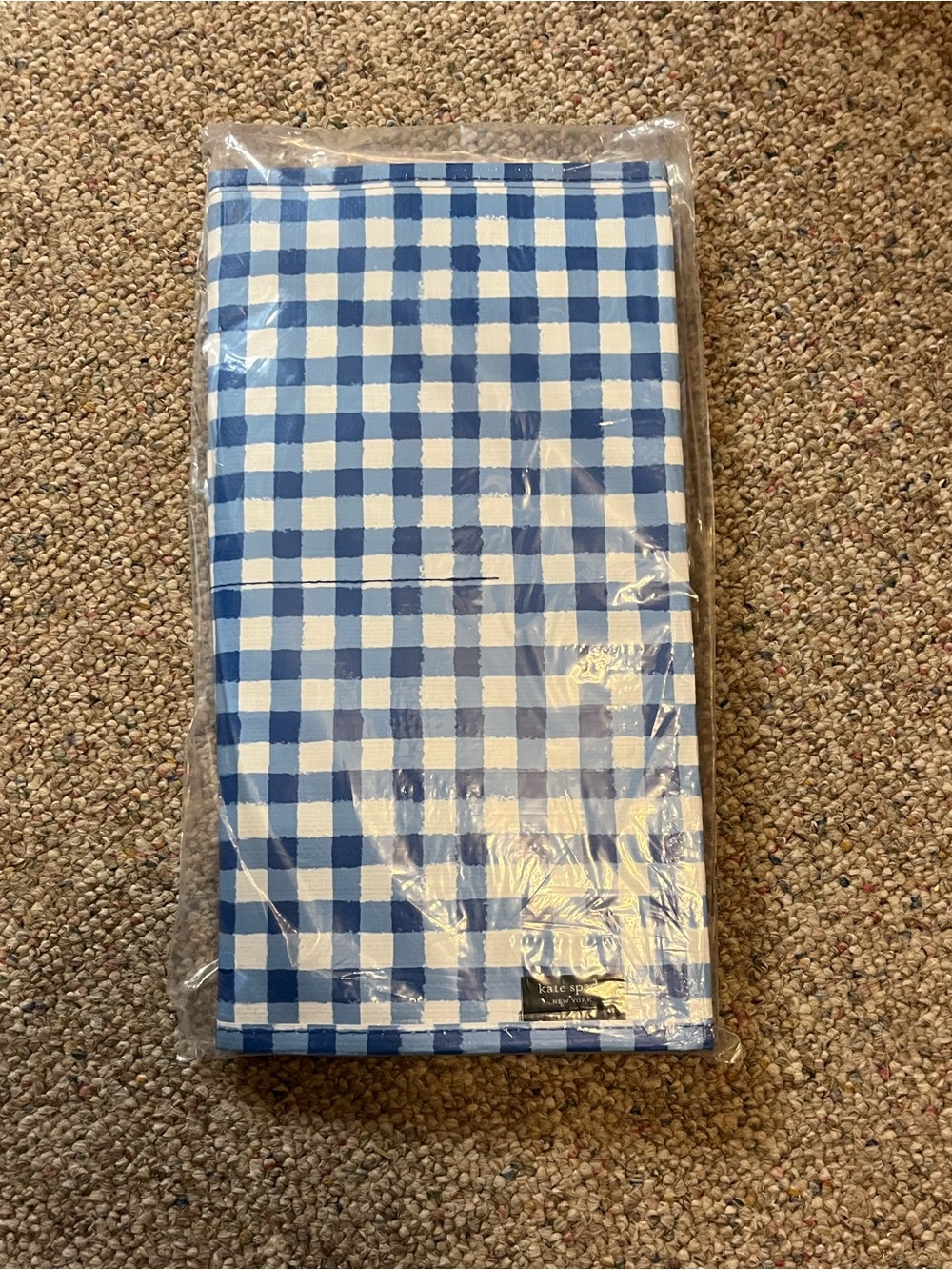 🆕 Kate Spade Gingham Grocery Tote - Picture 5 of 9